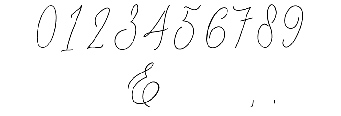 The Attention Font OTHER CHARS