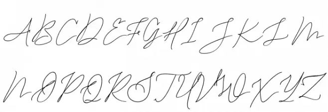 The Attention Schriftart Groß
