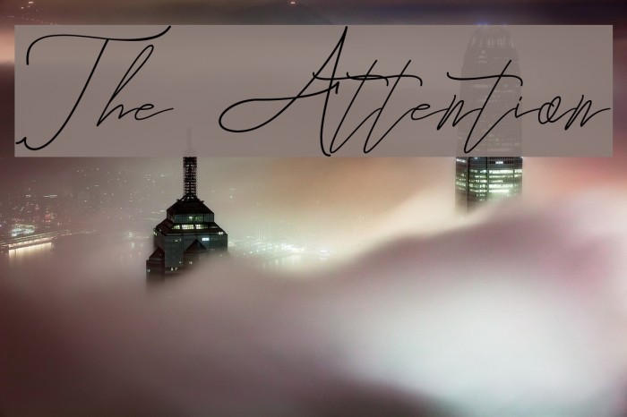 The Attention Font examples