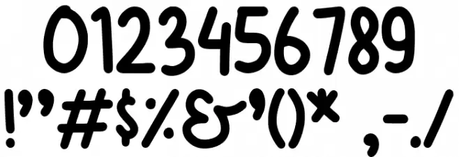 The August Schriftart Anderer Schreiben