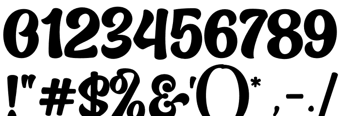 The Augusta Font OTHER CHARS