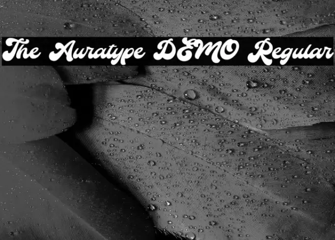 The Auratype DEMO Regular Fuentes examples