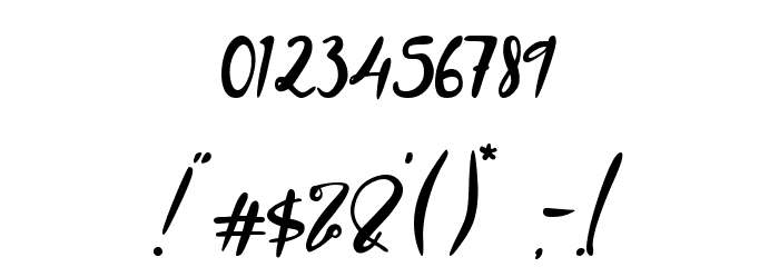 The Austin Font OTHER CHARS
