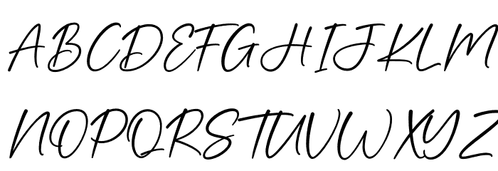 The Autumn 字体 大写
