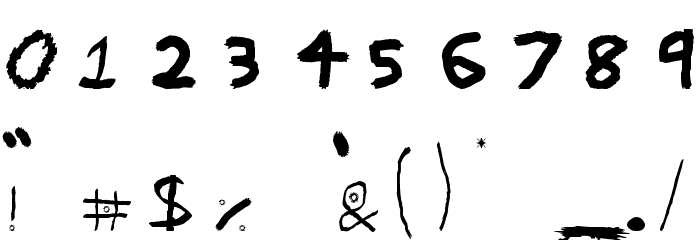 The Awesome Font Font OTHER CHARS