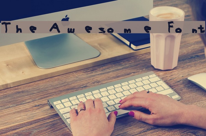 The Awesome Font Font examples