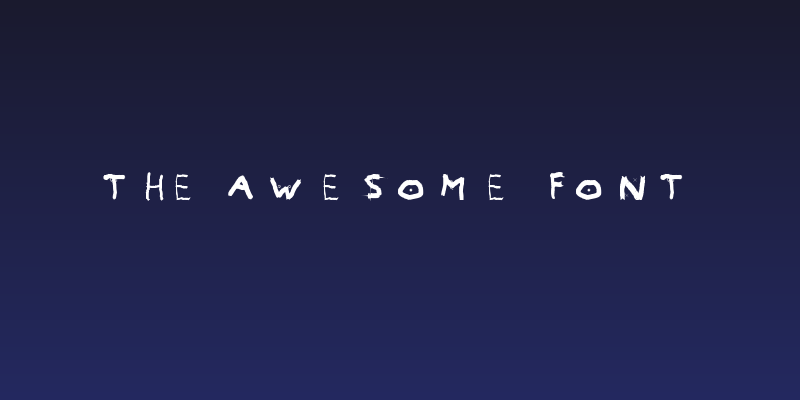 The Awesome Font Social Header