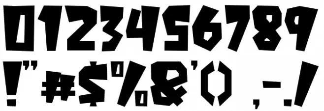 The Baby Monster Font OTHER CHARS