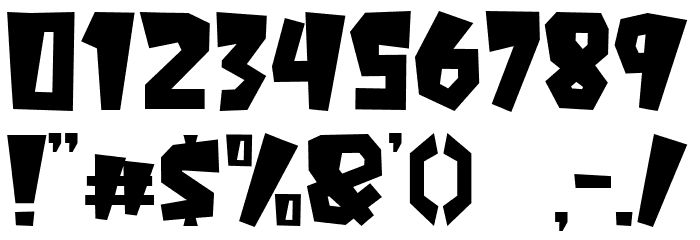 The Baby Monster Font OTHER CHARS