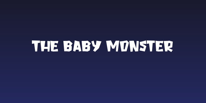 The Baby Monster Social Header