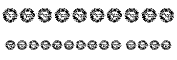 The Backhander Demo Font OTHER CHARS