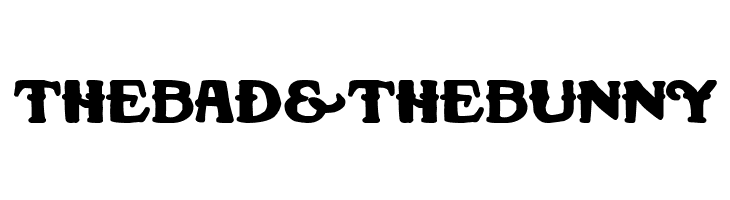 The Bad & The Bunny  Free Fonts Download
