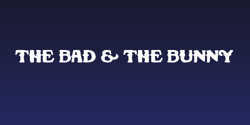The Bad & The Bunny Social Header