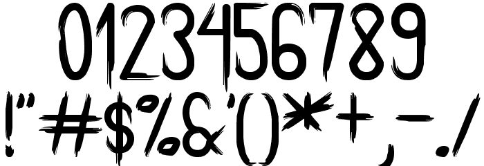The Bad Times St Font OTHER CHARS