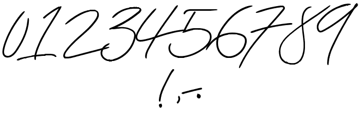 The Bad Weather Demo Font OTHER CHARS