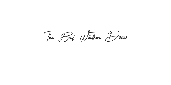 The Bad Weather Demo Logo