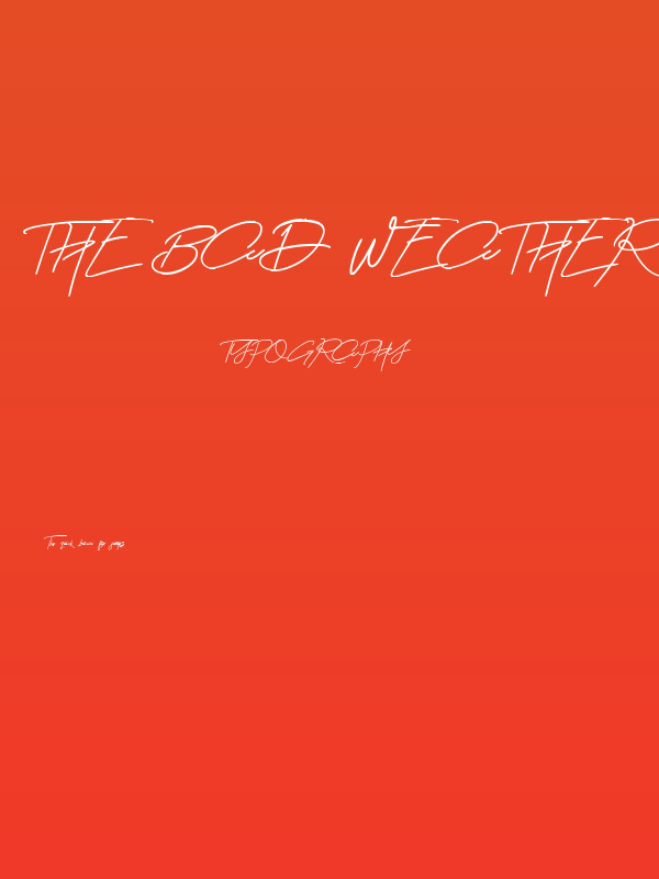 The Bad Weather Demo Poster