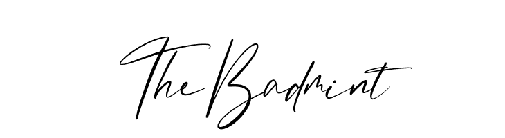 The Badmint  Free Fonts Download
