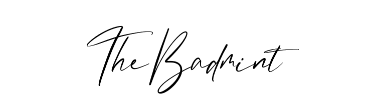 The Badmint  font caratteri gratis