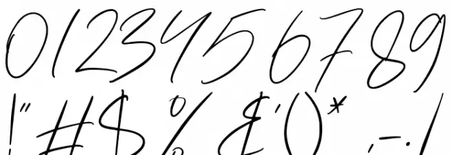 The Badmint Font OTHER CHARS