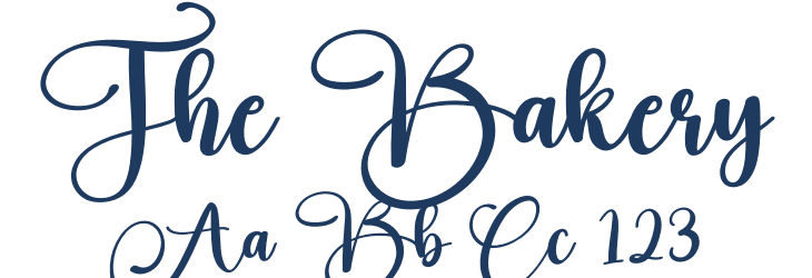 The Bakery Font Preview