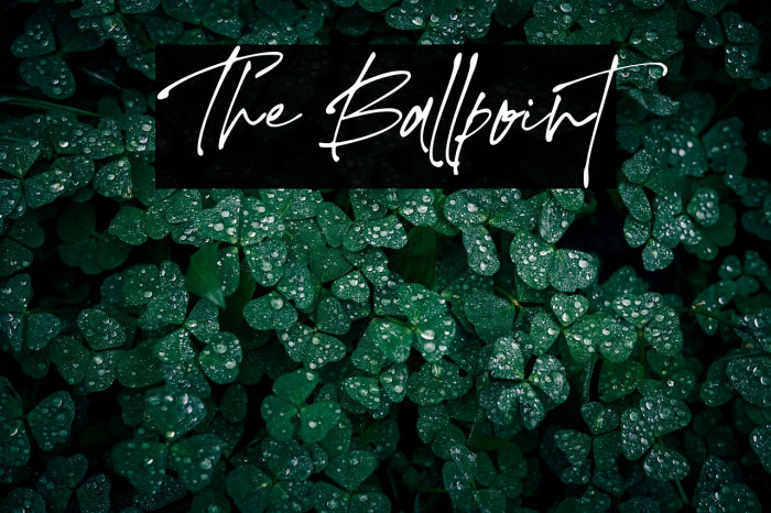 The Ballpoint Example 1