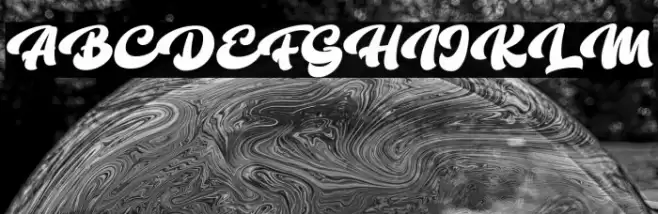 The Bambank Script Font examples