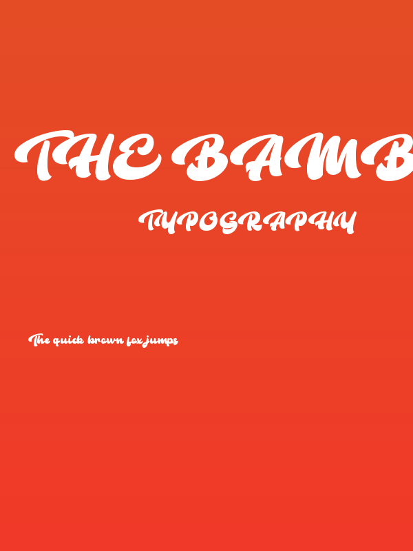 The Bambank Script Poster