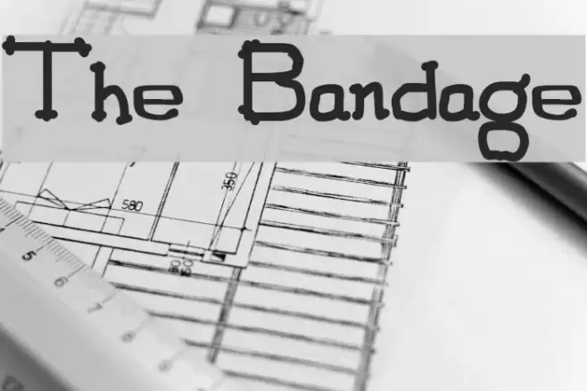 The Bandage Font examples