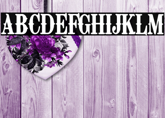 The Bandido Font examples