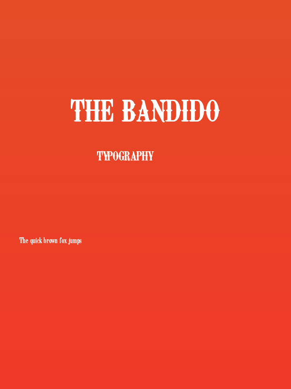 The Bandido Poster