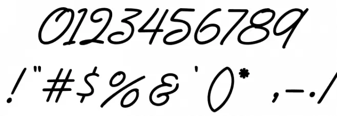 The Bardian DEMO Font OTHER CHARS