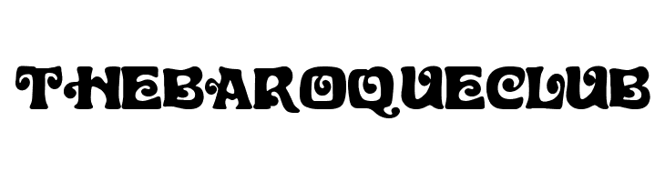 The Baroque Club Caratteri
