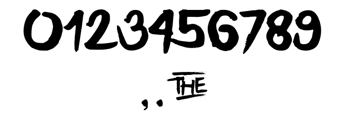 The Barrack Font OTHER CHARS