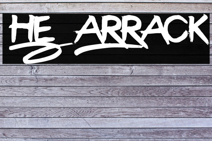The Barrack Font examples