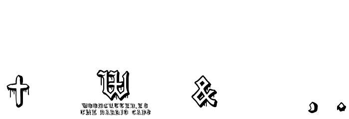 The Barrio Caps Font OTHER CHARS