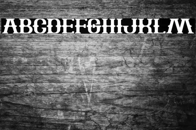 The Bartender Bold Font examples