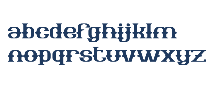 The Bartender Bold Lowercase