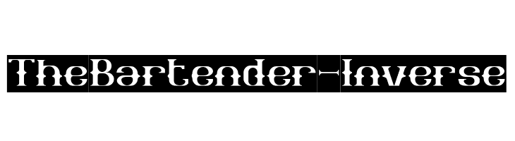 The Bartender-Inverse  les polices de caractères gratuit tlcharger
