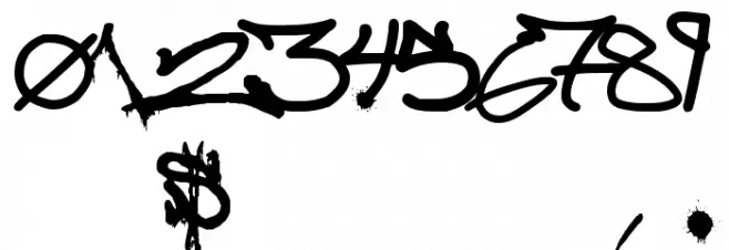 The Battle Continuez Font OTHER CHARS