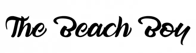 The Beach Boy  Frei Schriftart Herunterladen