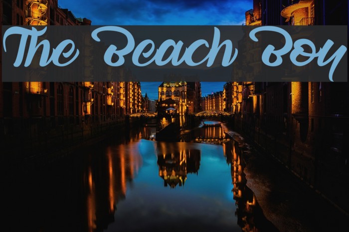 The Beach Boy Example 3