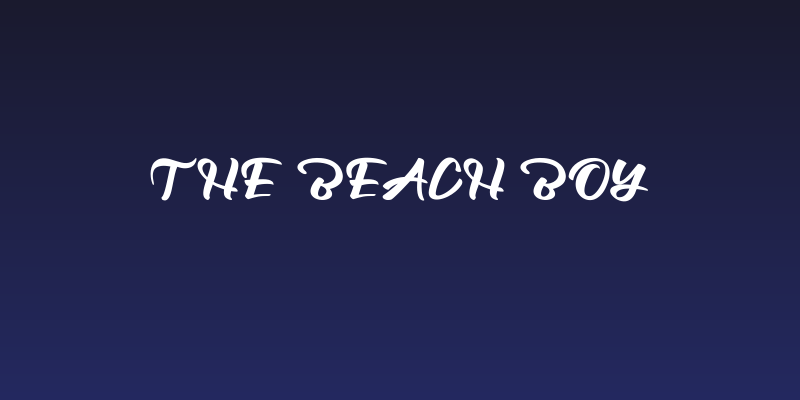 The Beach Boy Social Header