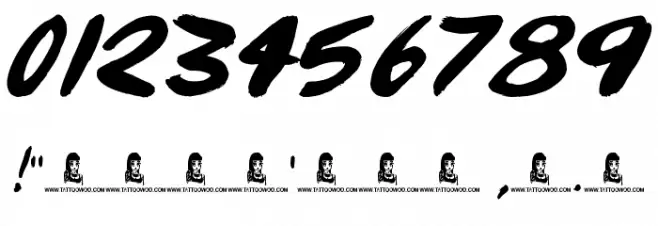 The Beach Font OTHER CHARS