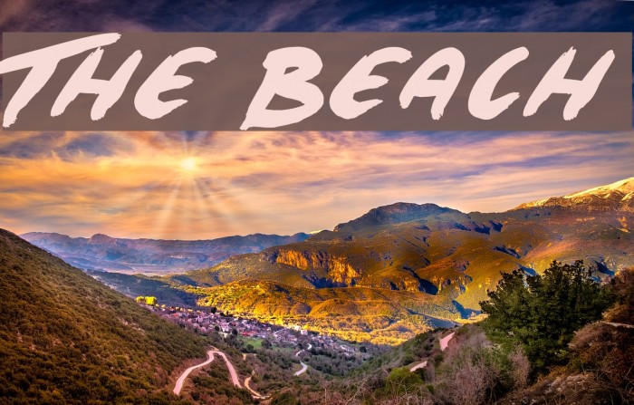 The Beach لخطوط تنزيل examples