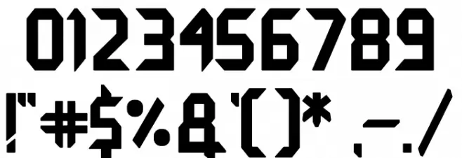 The Beast Font OTHER CHARS