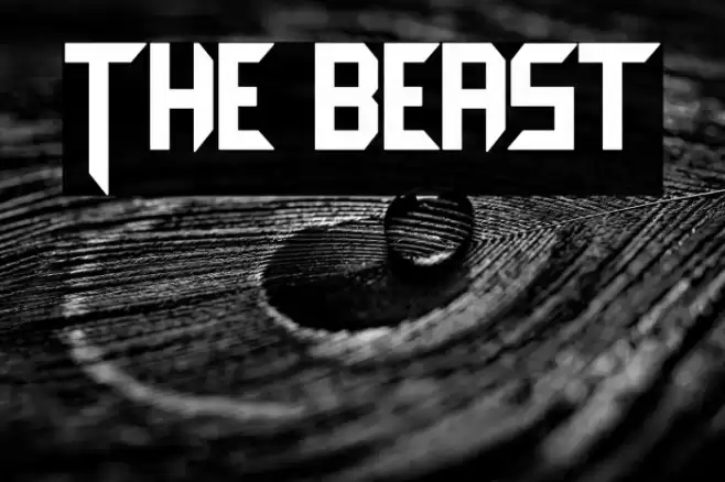 The Beast Font examples