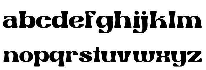 The Beatrik Font LOWERCASE