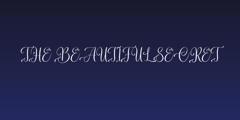 The Beautiful Secret Social Header