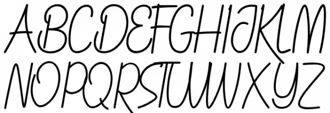 The Beauty Schriftart Groß